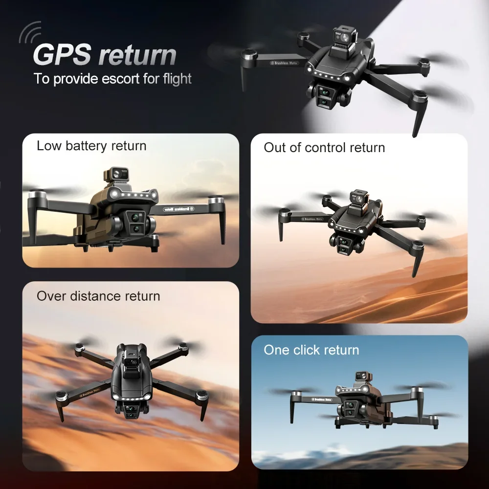 Original V198GPS 4K Drone Prof - đánh giá và giá Drone Thermal Imaging